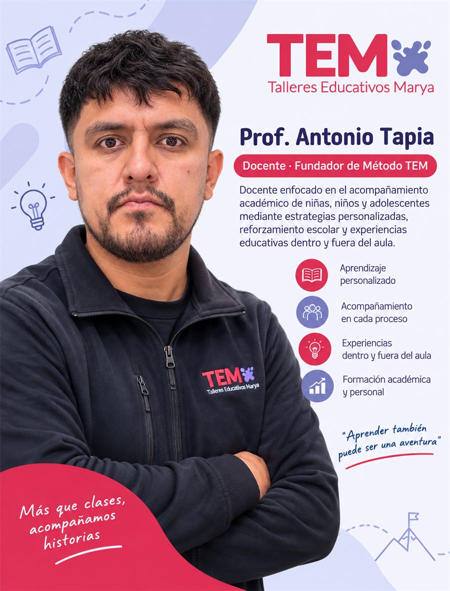 Prof. Antonio Tapia, docente y fundador de Método TEM