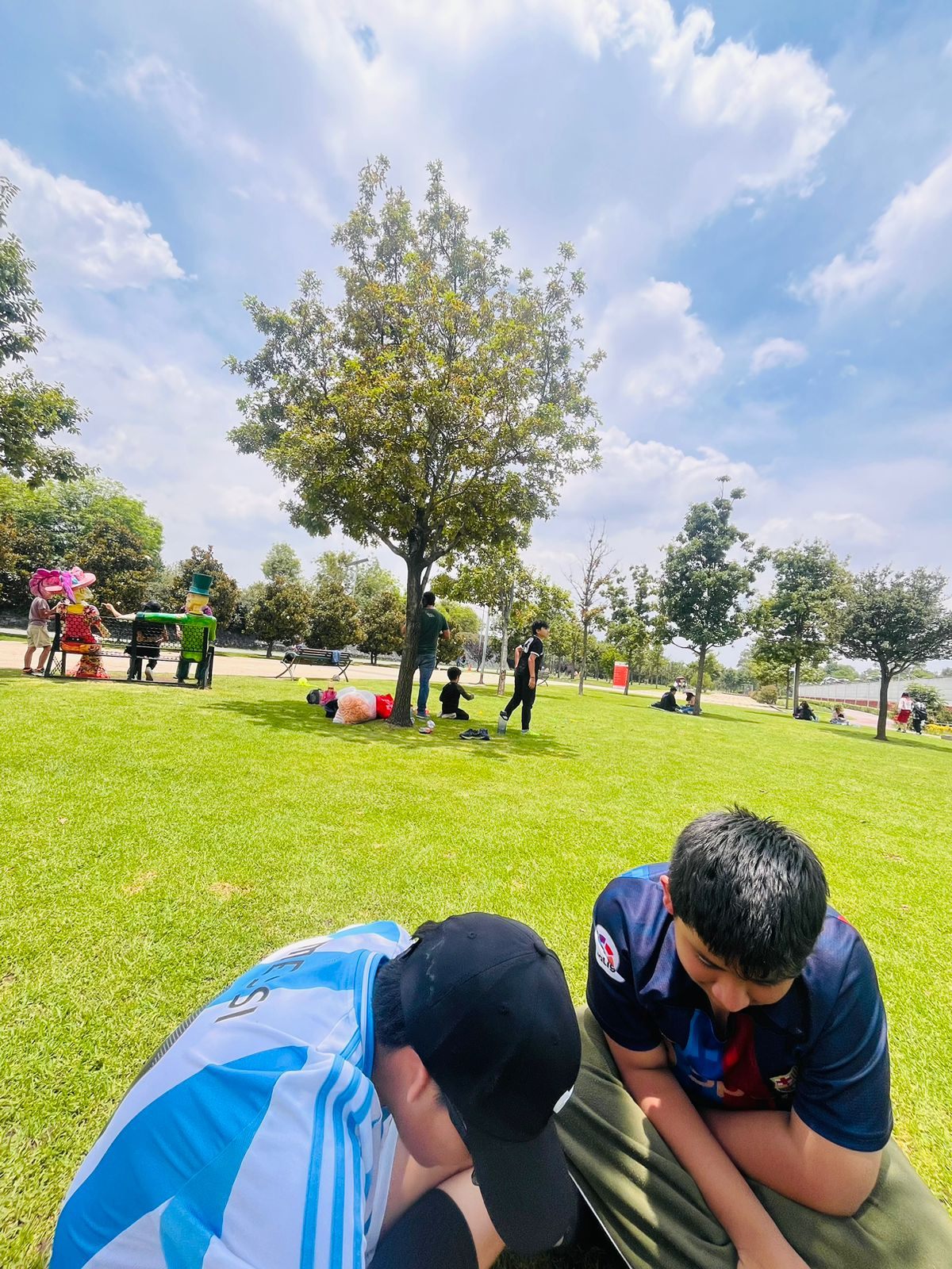 Actividad al aire libre durante el curso de verano