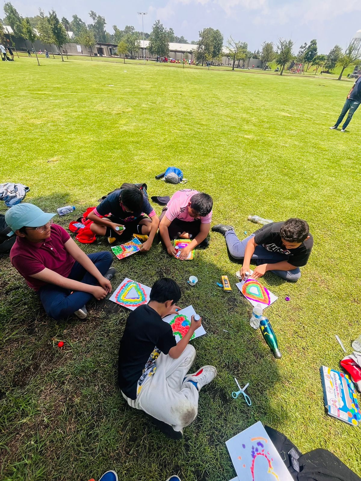 Actividad artística en áreas verdes