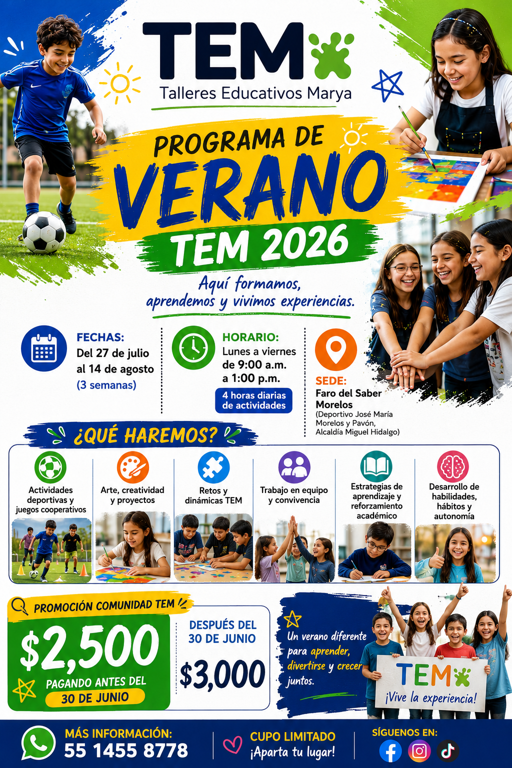 Promoción Programa de Verano TEM 2026